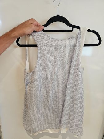 Hemisphere Bluse XL Seide 100%