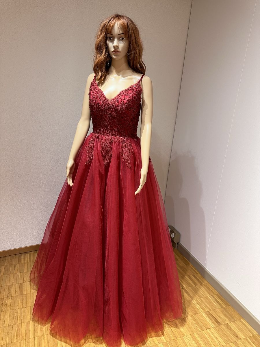 Vestiti: Abendkleid Ballkleid Rot Spitzenbesatz Grösse S – Nuovo (secondo la descrizione) da Appenzell venduto da mir_rqn6