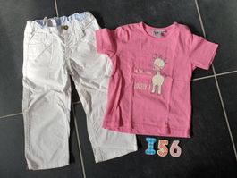 I56: T-Shirt & Sommerhose Grösse 86