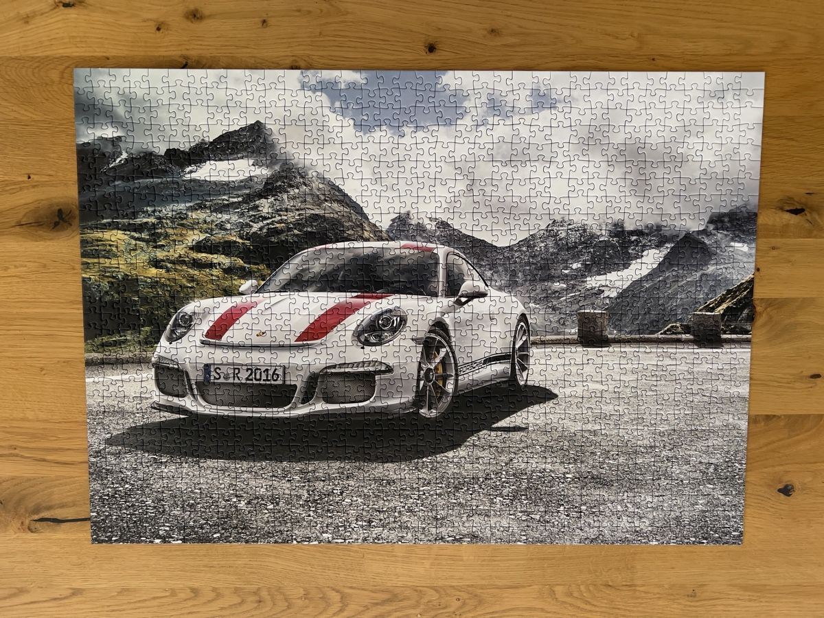 Ravensburger Puzzle: Porsche Puzzle Ravensburger 1000 Teile – Usato da Suhr venduto da KatzeMarta 2
