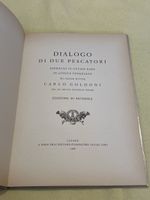 RARO CARLO GOLDONI 1968 | GIULIO TOPI LUGANO | FOSSATI DI MO