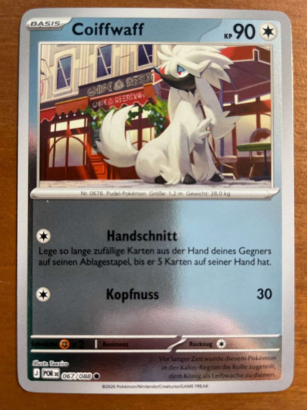 Pokémon Sammelbilder & Trading cards: Pokemon Coiffwaff Reverse (Versand gratis) – Neu (gemäss Beschreibung) aus Chur von Angerson