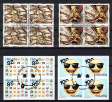 Schweiz 2017, Werbemarken Serie(n) im 4er-Block mit ET-ʘ