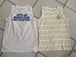 2 coole Tanktops Gr. 158/164 Sommer ☀️ Beach Style 🏝️