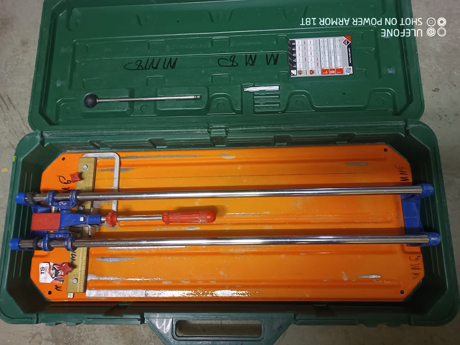 Tutti gli attrezzi: Profi Fliesenschneider Rubi TS-60 mit Koffer – Usato da Au SG venduto da fiat27 1
