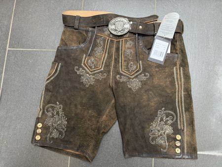 Neue Krüger Herren Lederhose 52 Oktoberfest