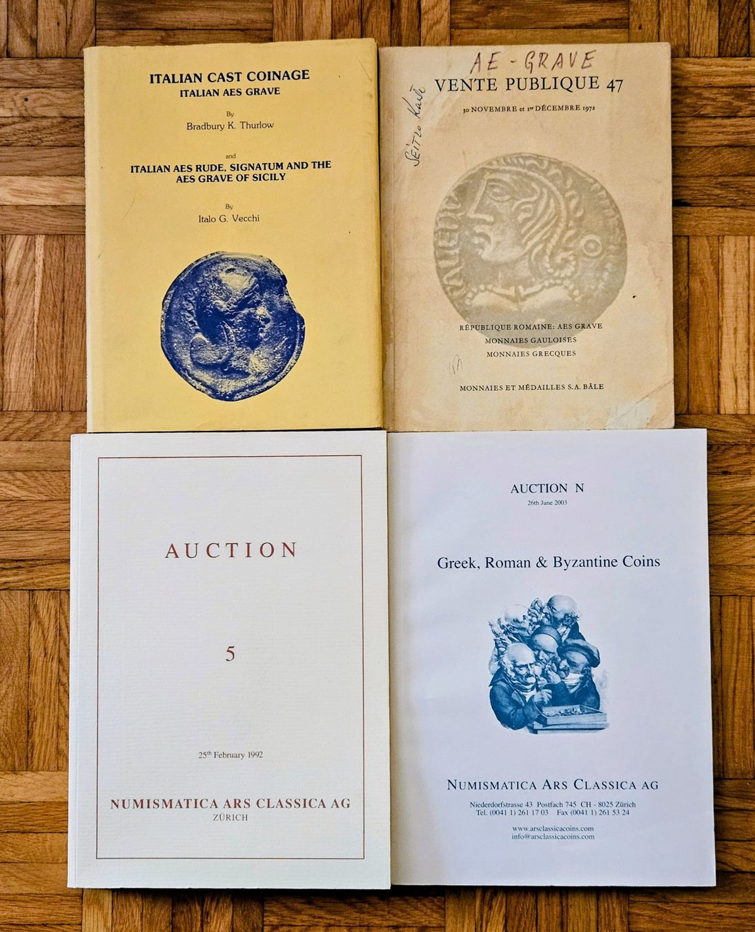 Libri: L'AES GRAVE, x 4 – Usato da Lugano venduto da Numisartes