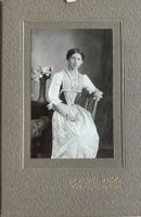 Kabinettfoto, J. Müller, Appenzell, Tracht, 1915