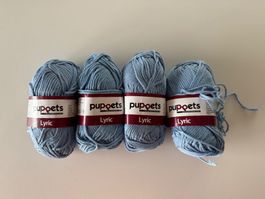4 pelotes de coton épais Lyric 8/8 de Puppets (Coats)
