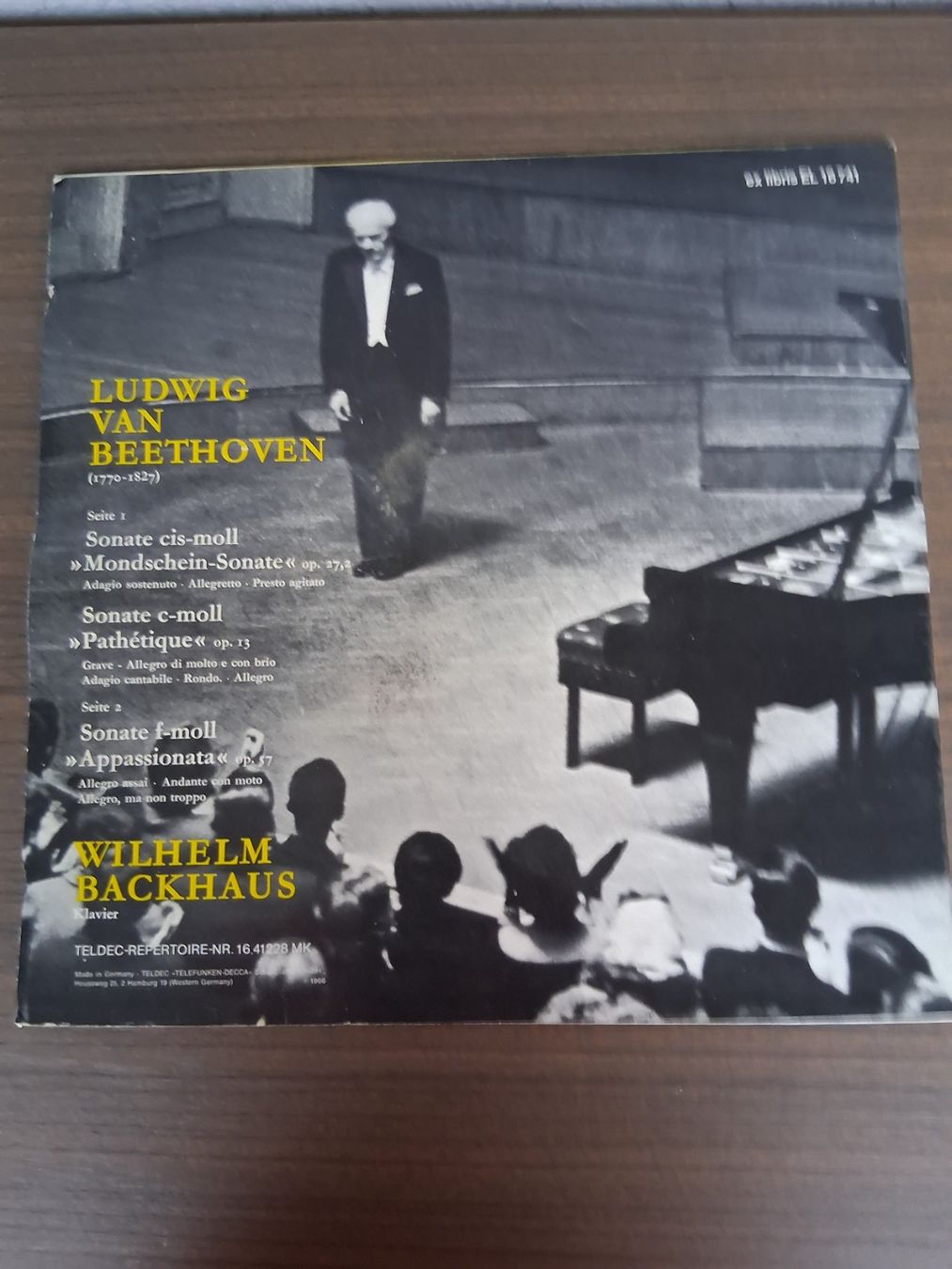 Dischi in vinile: Wilhelm Backhaus spielt Beethoven – Usato da Luzern venduto da gil_9jtr 1