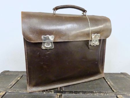 schöne Vintage Aktentasche Leder Braun Ledertasche Tasche