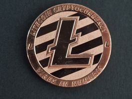 USA 1 Oz .999 Copper, GSM Litecoin