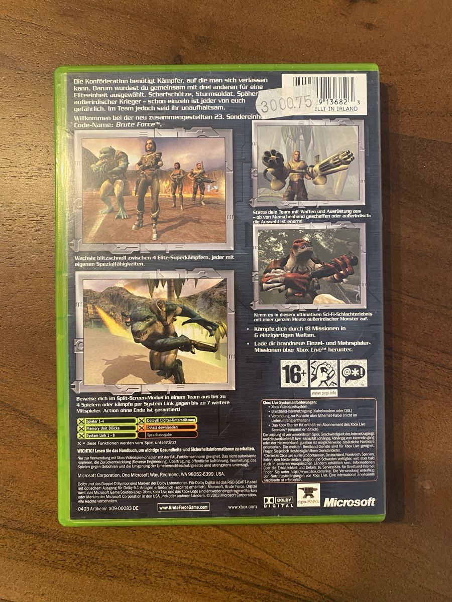 Microsoft Giochi: Brute Force für Xbox – Usato da Thunstetten venduto da Virus_33 2