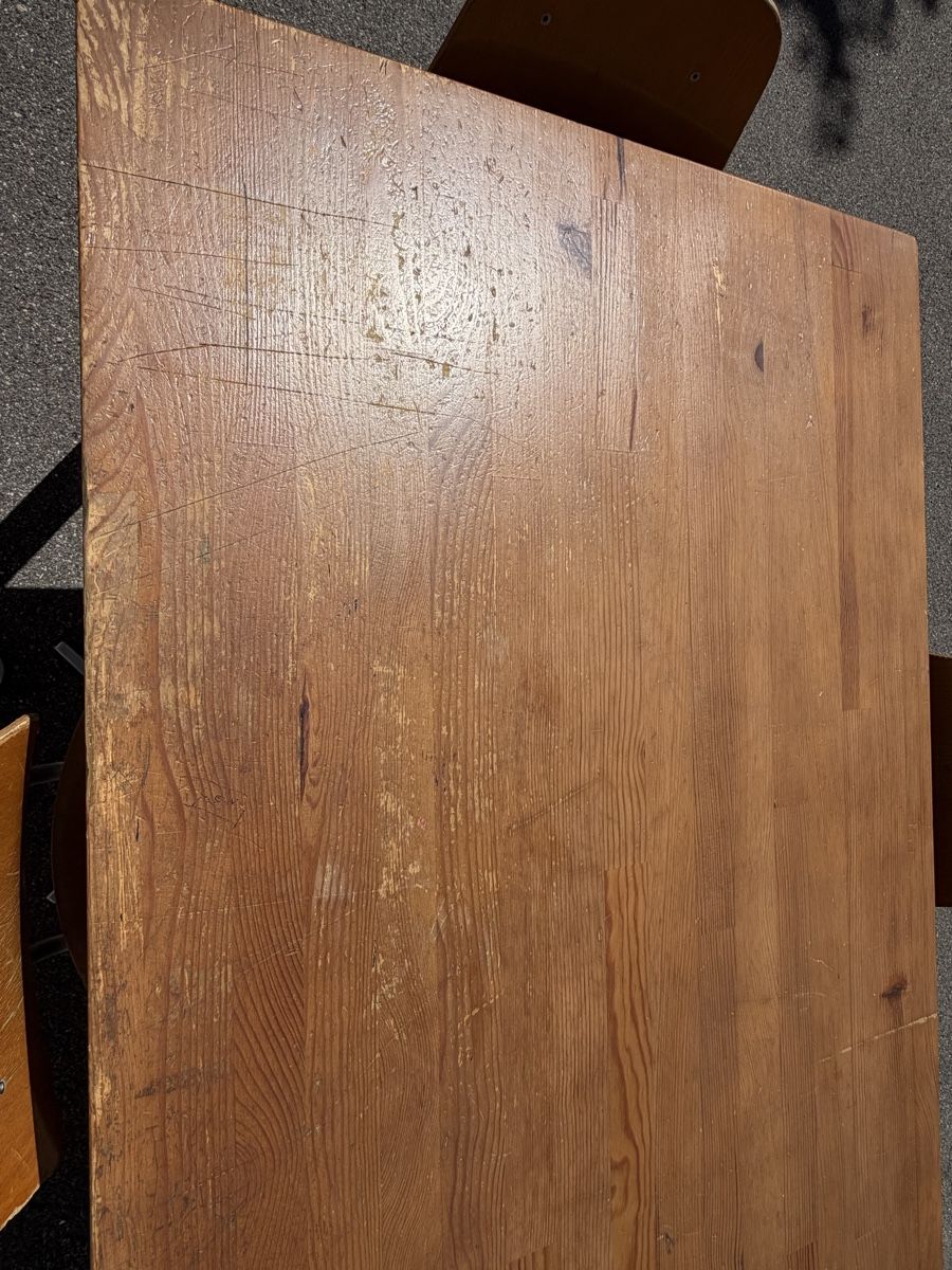 Set de table et chaises: Holztischisch mit 4 Embru Stühle gebraucht – D'occasion à dietikon par fernando011 9