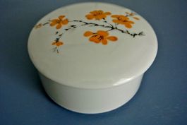 Vintage Porzellandose Blütenzweig *Asia Style