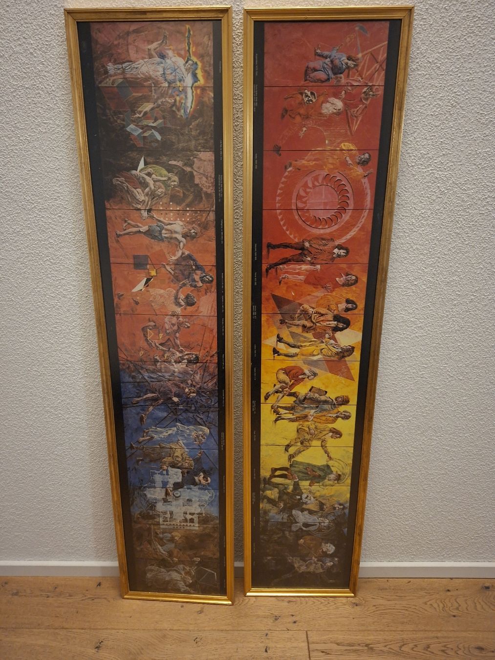 Posters & Illustrations: Zwei Bilderrahmen Breite 31cm Höhe 102cm – D'occasion à uster par marijke1