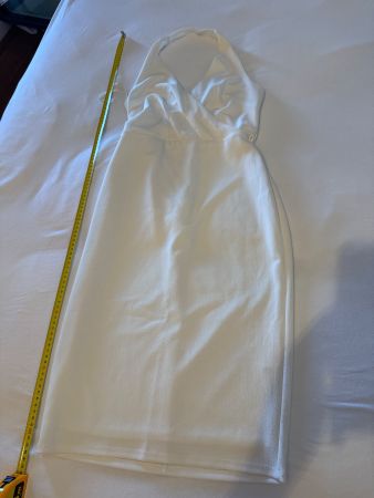 Kleid weiss Neckholder Rockabilly Grösse S guter Zustand