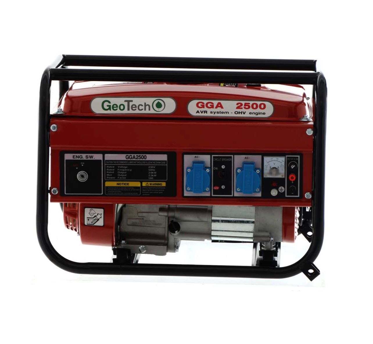 Generatori di corrente: + Benzin Stromerzeuger 230V einphasig GeoTech GGA2500 - 2,0 – Nuovo e nell'imballaggio originale da Amriswil venduto da JaJa-Express