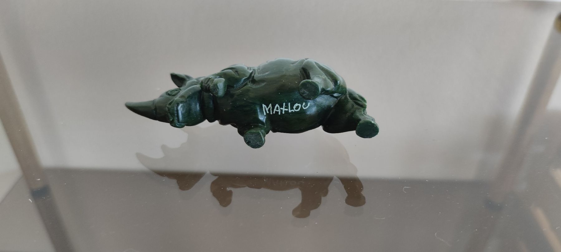 Figurines: Rhinozeros / Nashorn Jade - Figur – D'occasion à Stäfa par Rampensau 2