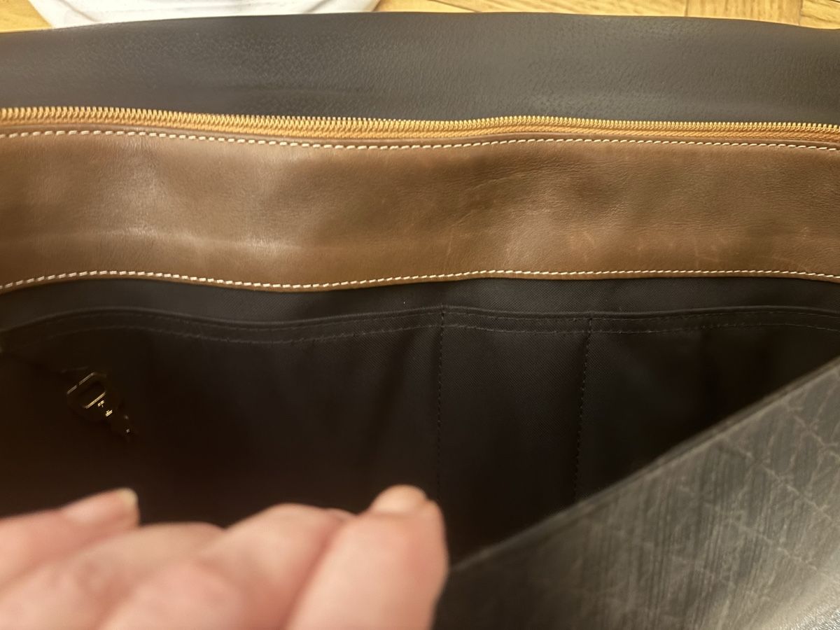 Longchamp Valigie & Borse: Porte documents Longchamp vintage, marron et noir – Usato da Genève venduto da ati_tj8f 8
