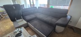 L‑Sofa mit Bettfunktion & Stauraum – Cotta Col. Speedway