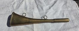 antikes Signalhorn aus Messing / Nebelhorn /Jagdhorn