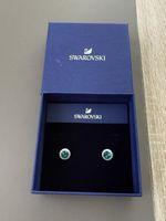 Swarovski Ohrstecker mit grünem Stein neuwertig