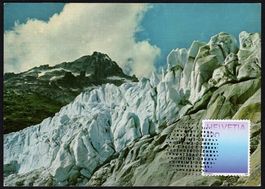 MK Farben der CH - Gletscherhöhlenblau, auf dem Furkapass