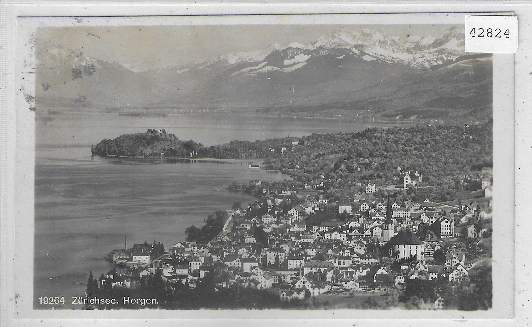 Cartoline postali: Zürichsee - Horgen – Usato da Ettingen venduto da Kartenplanet