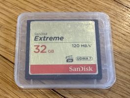 SanDisk Extreme CompactFlash Karte 32 GB 120 MB/s