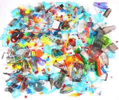 1.0 kg. transparente Legoteile