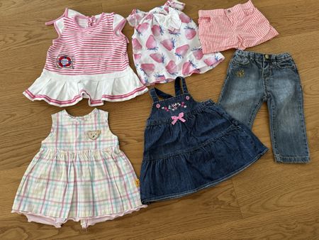 Sommer Set Mädchen Kleider, Hosen, Gr. 68/74, Top Zustand!
