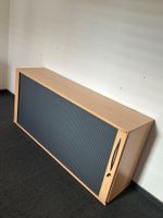 Rolladenschrank Buche Korpus Schiebetür dunkelgrau guter ...