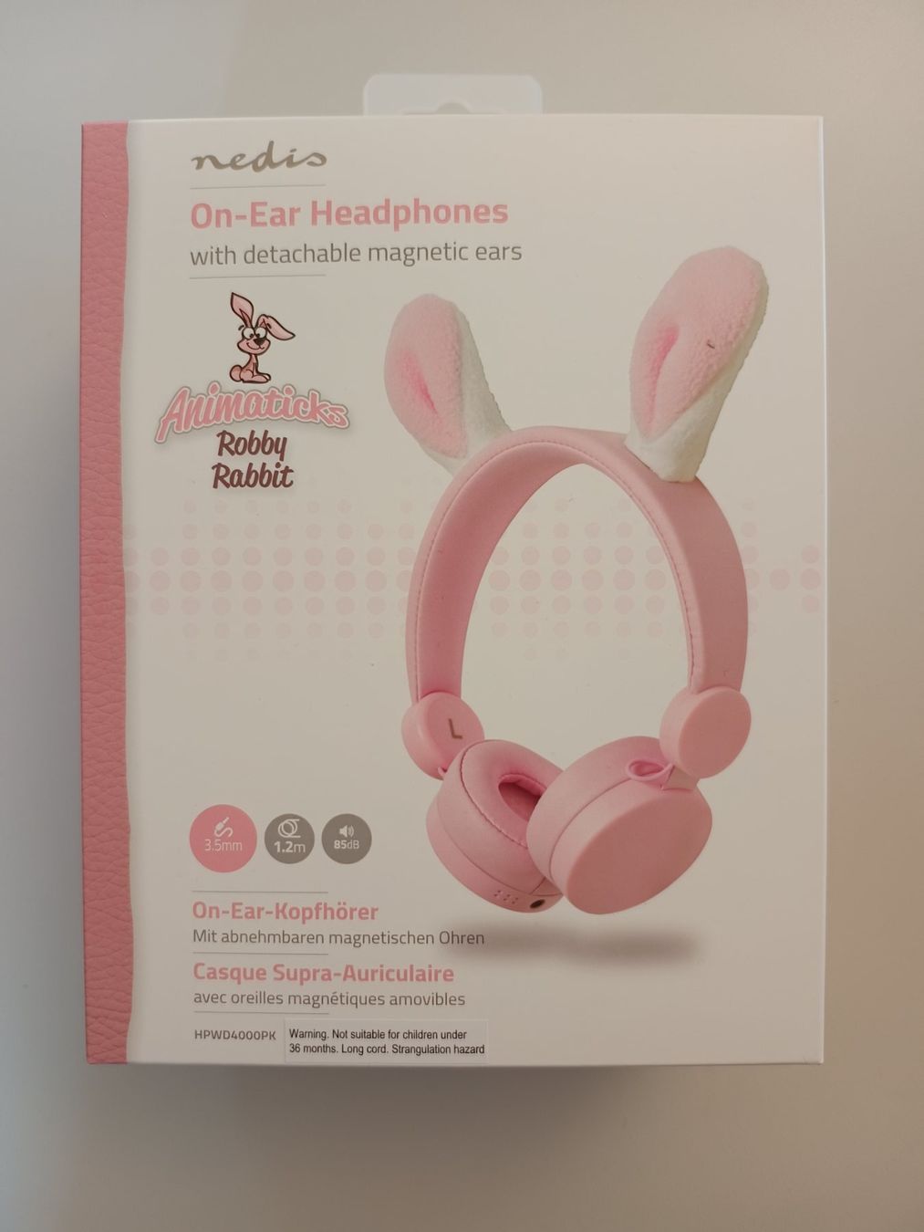 Cuffie: Pinke Robby Rabbit Kinder Kopfhörer – Nuovo (secondo la descrizione) da Emmetten venduto da Hornberger