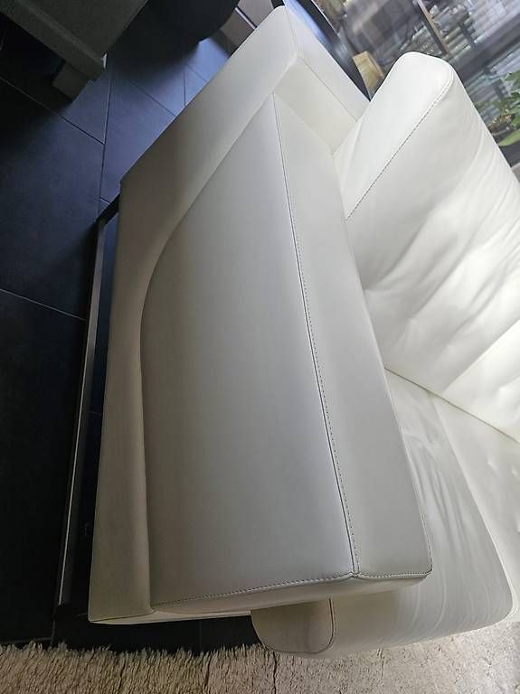 Leolux Sofas: Design-Ledersofa - Weiss – Gebraucht aus Rüdlingen von turnschue27 4