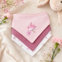 Baby Dreieckstücher Lätzchen 3er Set 100% Baumwolle