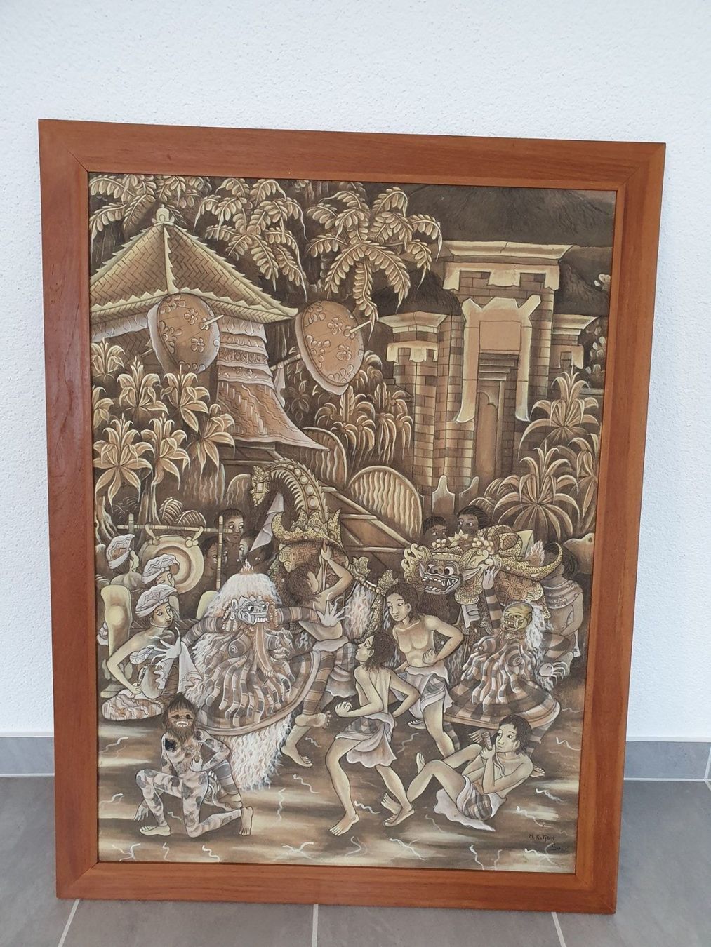 Dipinti: Klassisches Bali Gemälde – Usato da Weggis venduto da Jhmathis