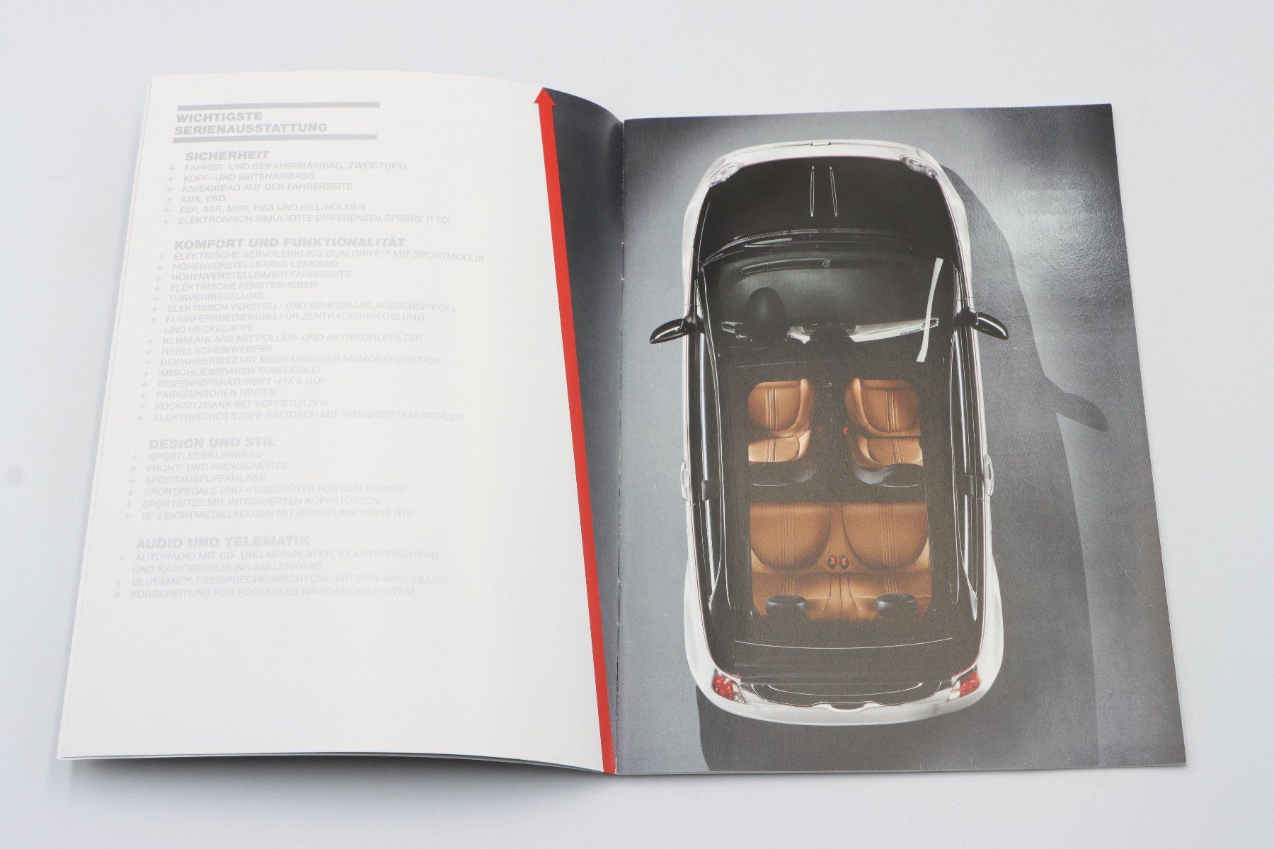 Fiat Documenti: Fiat Abarth 500 Cabrio 2011 Prospekt – Usato da Bühl b.Aarberg venduto da Collectorpassions 3