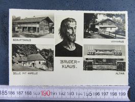 SACHSELN FLÜELI-RANFT HL.BRUDER KLAUS 5BILD-AK ONW 1939