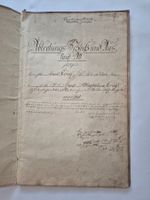 Abtretungs Besitzüberlassung Auskaufvertrag Frieswil 1821