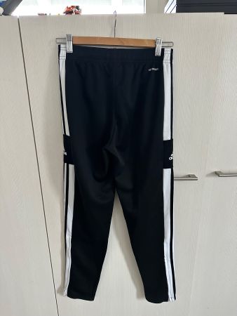 Adidas Trainingshose, schwarz mit weissen Streifen, Top!