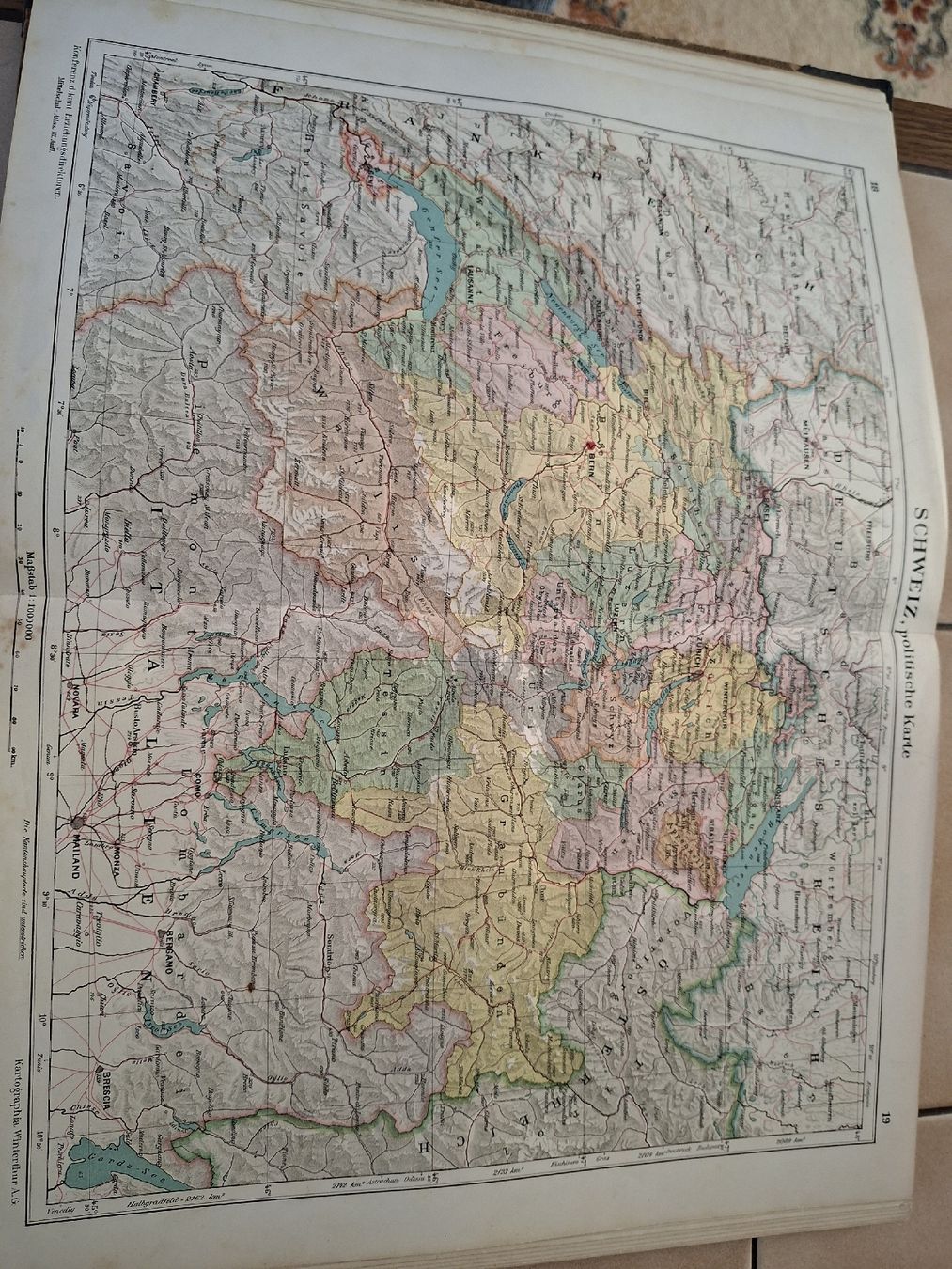 Libri: Schul Atlas 1915 – Usato da Meierskappel venduto da rigihans 2