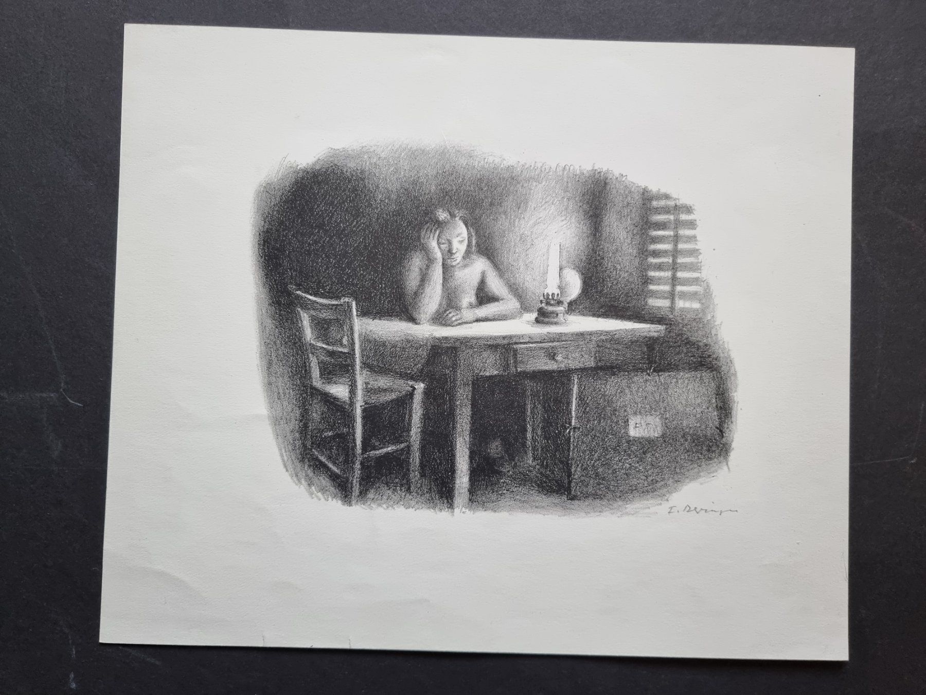 Grafica & Litografie: Fritz DERINGER 1903-1951 Lithographie handsigniert – Usato da Gersau venduto da grafik-kunst 2