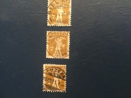 3 Tellknabe mit Armbrust 2 Rappen SBK 117/123ll/123lll