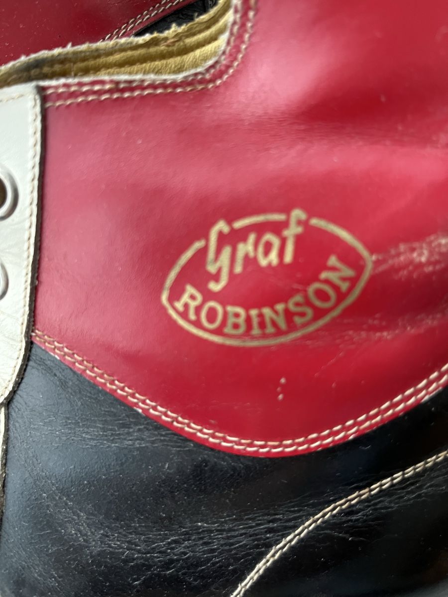 Graf Pattini da ghiaccio: Antike Schlittschuhe aus Leder – Usato da Burgdorf venduto da gab_bf55 1