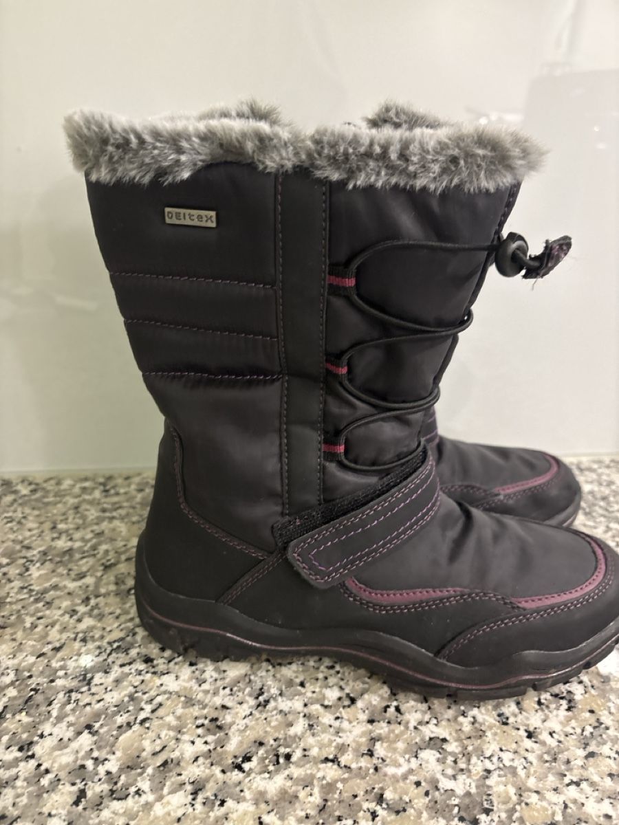 Dosenbach Scarpe per ragazze: Warme Winterstiefel Grösse 35 Schwarz – Usato da rheineck venduto da Neshi06 4