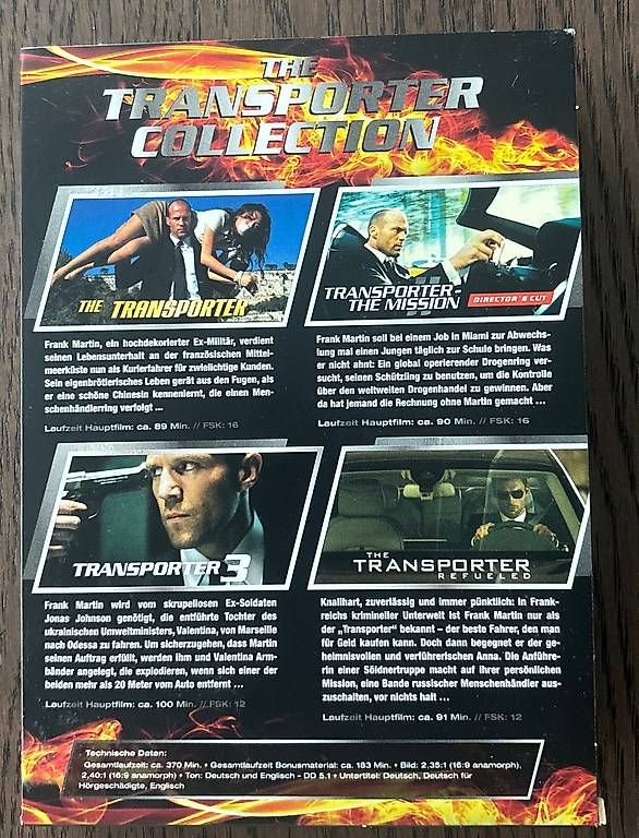 Tutti i DVDs: Transporter Collection 1-4 DVD  – Usato da Winterthur venduto da Geilotime 1