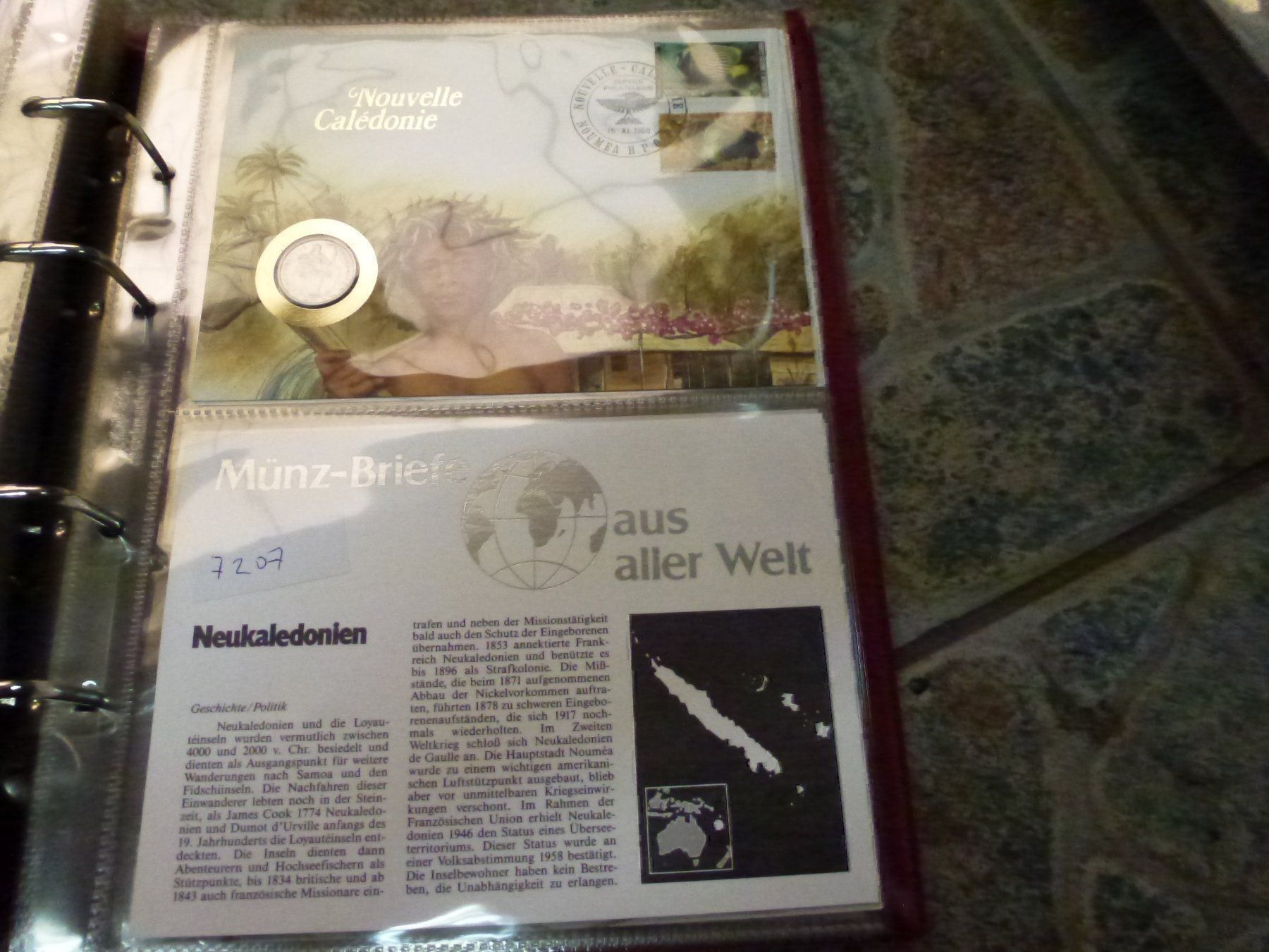 Tutti le monete: Münzbrief Neukaledonien – Usato da Olten venduto da Disc-Verkauf