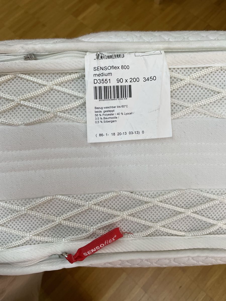 Materassi: Matratze 90 x 200 Sensoflex 800 – Usato da Ebmatingen venduto da Reva-Sue 1