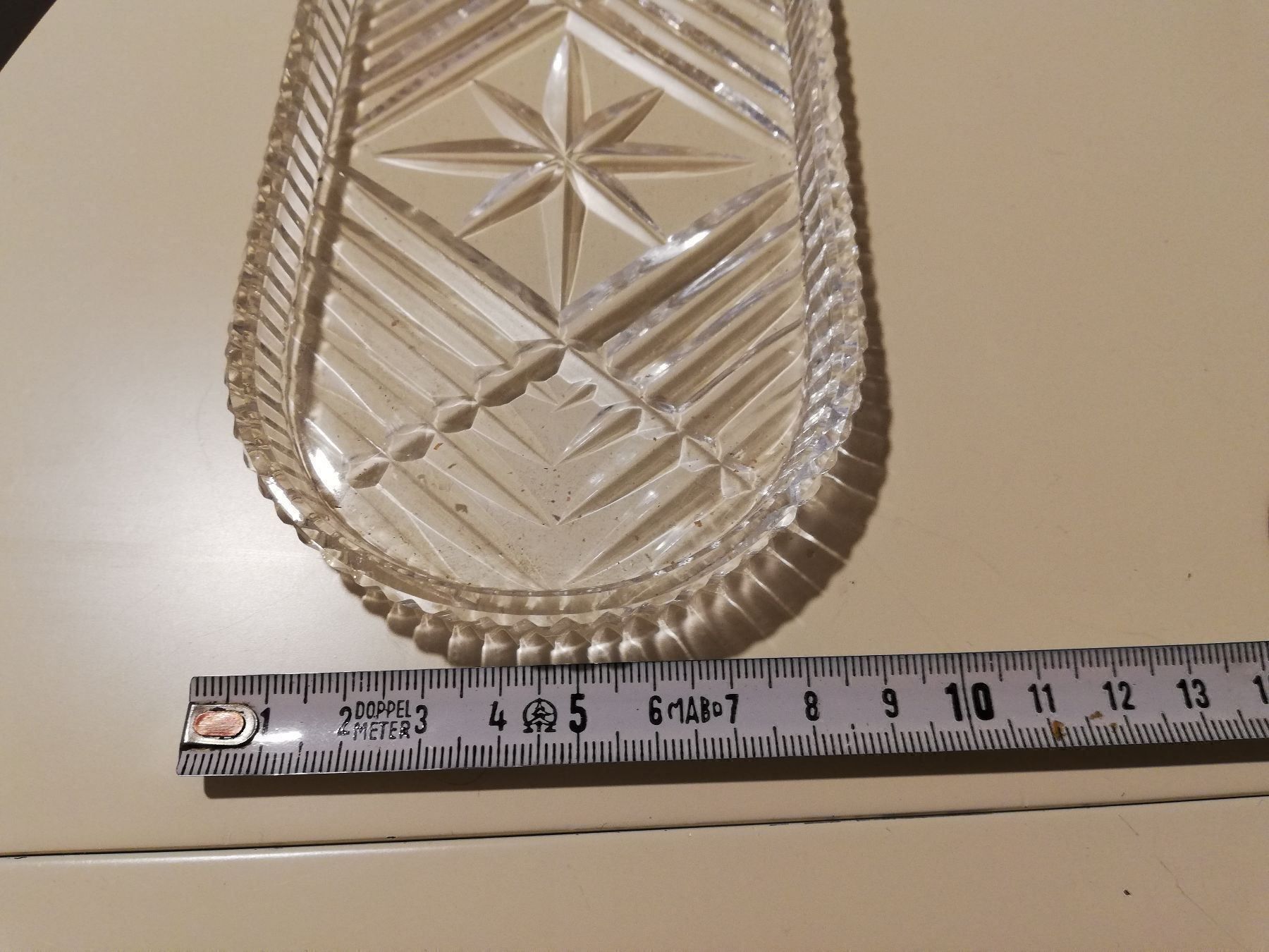 Piatti di portata: Servierplatte Glas Verziert mit Gravuren – Usato da Zürich venduto da zurclich 5